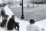 Senator Dole visits the campus of Ft. Hays State University, 1970s