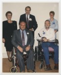 Dole with disability leaders on the ADA signing day, July 26, 1990