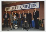 Senator Dole with Dole Foundation staff at the Foundation's 1993 Gala
