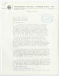 Letter correspondence between Roger Williams and Senator Dole