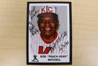 Baseball card signed to Bob Dole