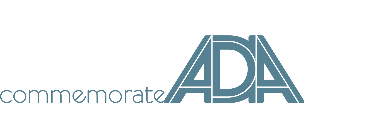 Commemorate ADA Logo