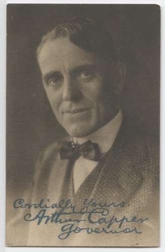 Arthur Capper, Governor