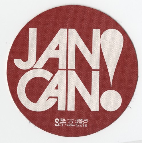 Jan Can! Campaign Sticker