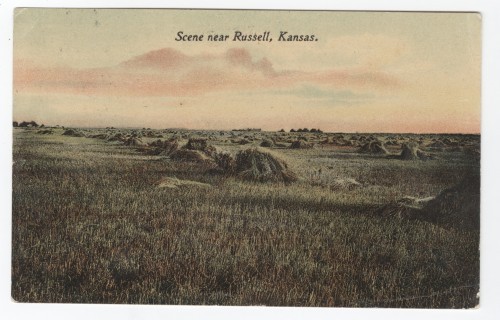 Scene near Russell, Kansas.