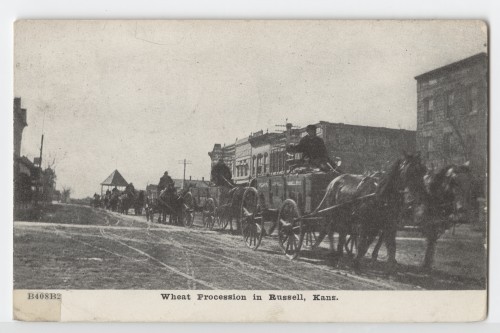 Wheat Procession in Russell, Kans.