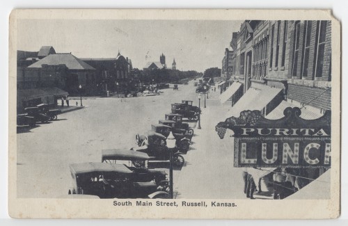 South Main Street, Russell, Kansas.