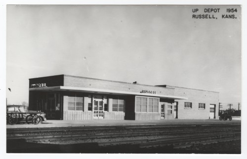 UP Depot 1954, Russell, Kans.