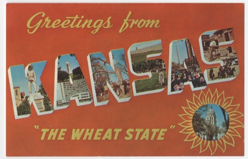 Greetings from Kansas The Wheat State
